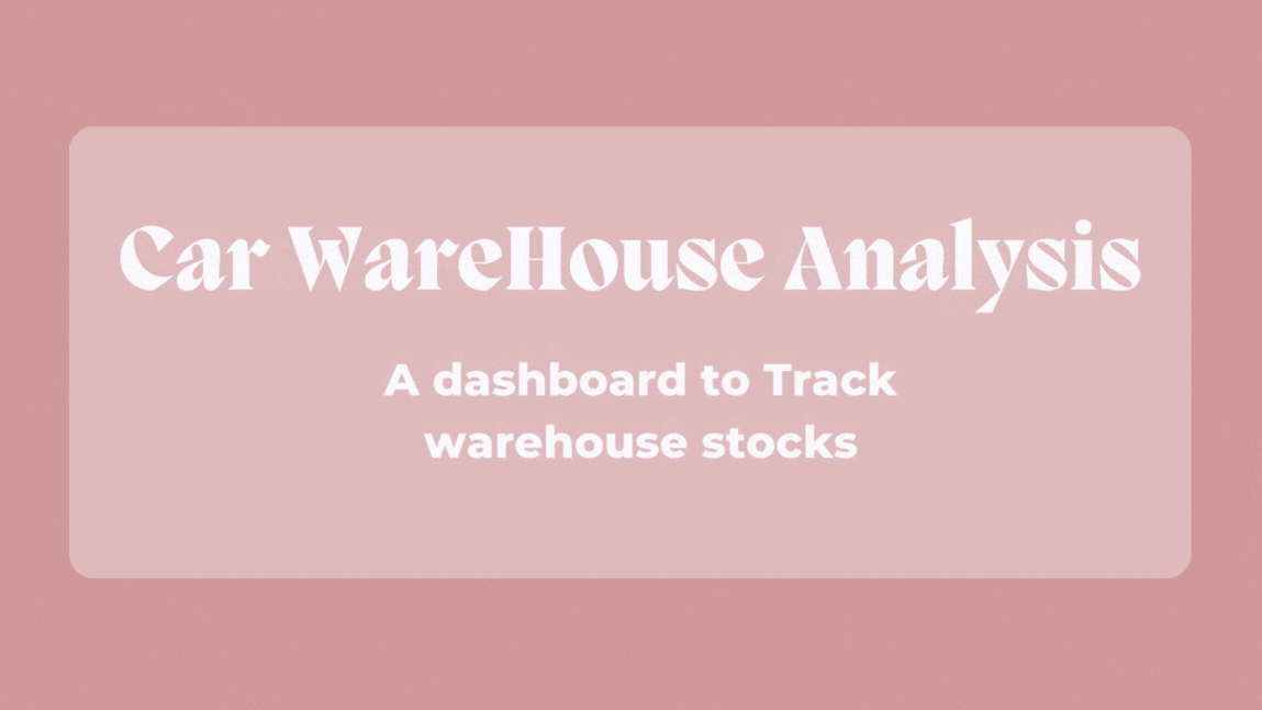 car Warehouse analysis