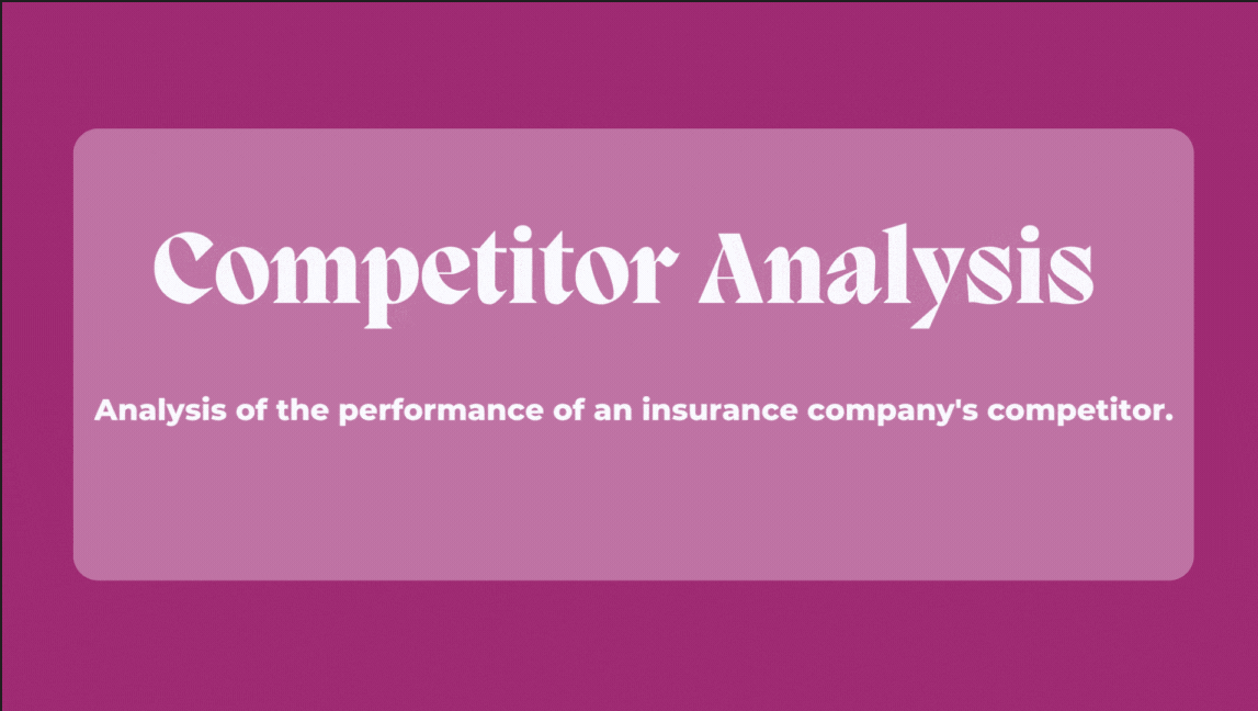 competitor analysis